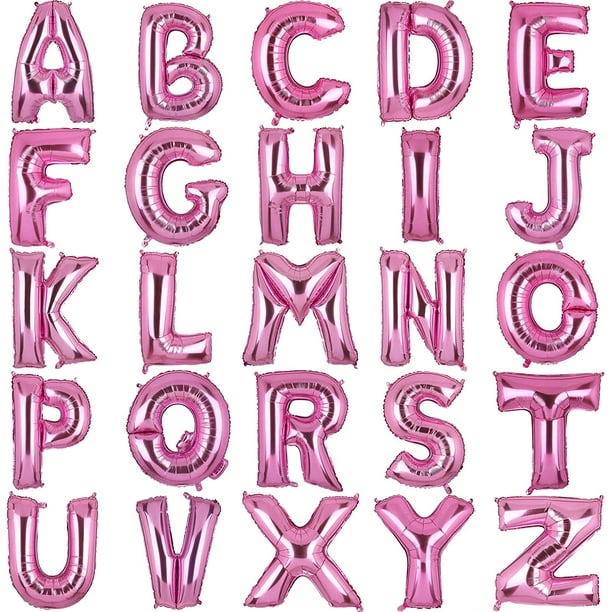40 Inch Large Pink Letter H Foil Balloons Hellium Girls Big Alphabet Mylar Balloon for Birthday Party Decoration Custom Word HH JPink H 40 Inch Large Pink Letter H Foil Balloons Hellium Girls Big Alphabet Mylar Balloon for Birthday Party Decoration Custom Word HH JPink H